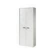 Opbergkast Pronto 1 90x216x40cm - melamine - wit