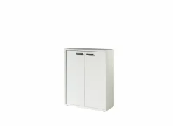 Opbergkast Pronto 1 90x112x40cm - melamine - wit