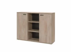 Opbergkast Rio 2 160x40x117cm - melamine - humus eik