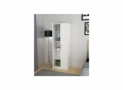 Opbergkast 60x40x180cm - decor - snow white
