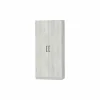 Opbergkast 80x40x180cm - decor - witte eik