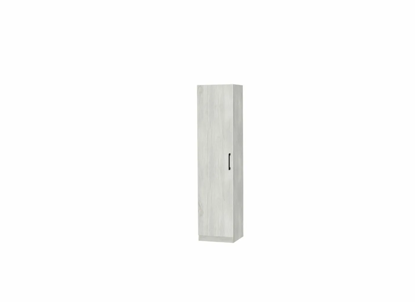 Opbergkast 40x40x180cm - decor - witte eik