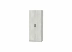 Opbergkast 60x40x180cm - decor - witte eik