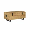 Opbergkoffer Josh 120x60x50cm - mango massief - naturel