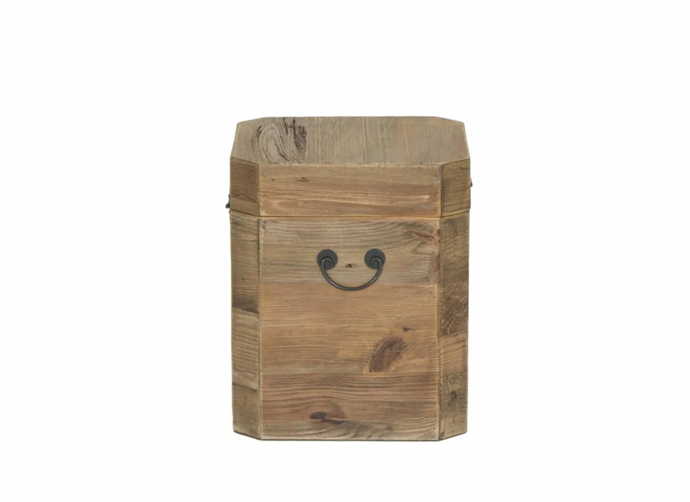 Opbergkoffer Mahjong 40x48x40cm - gerecycleerd den massief - naturel