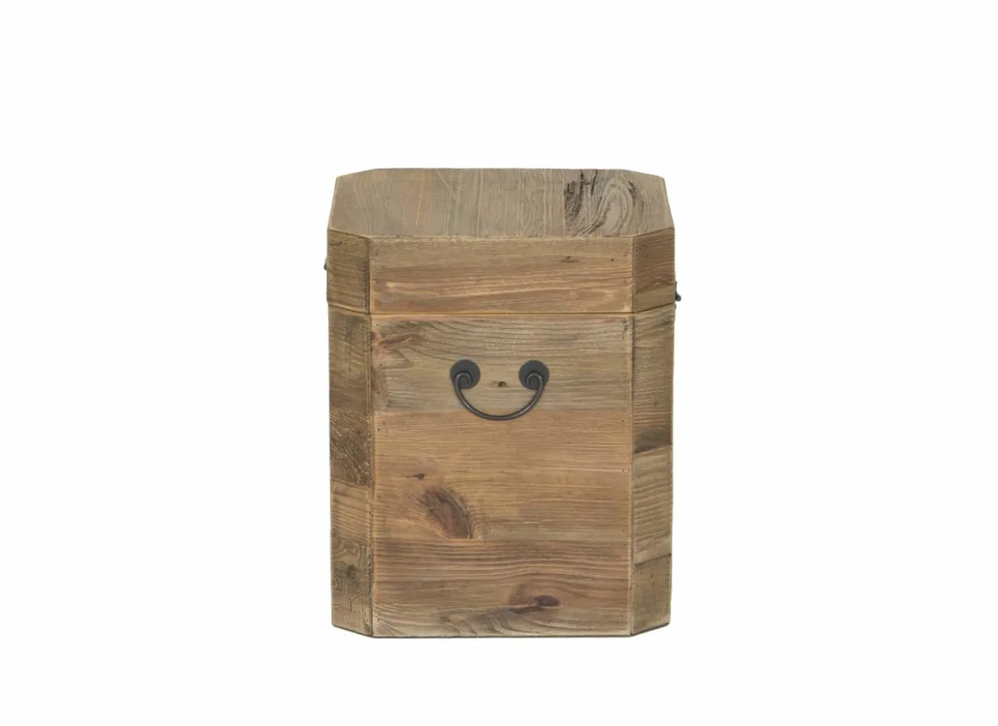 Opbergkoffer Mahjong 40x48x40cm - gerecycleerd den massief - naturel