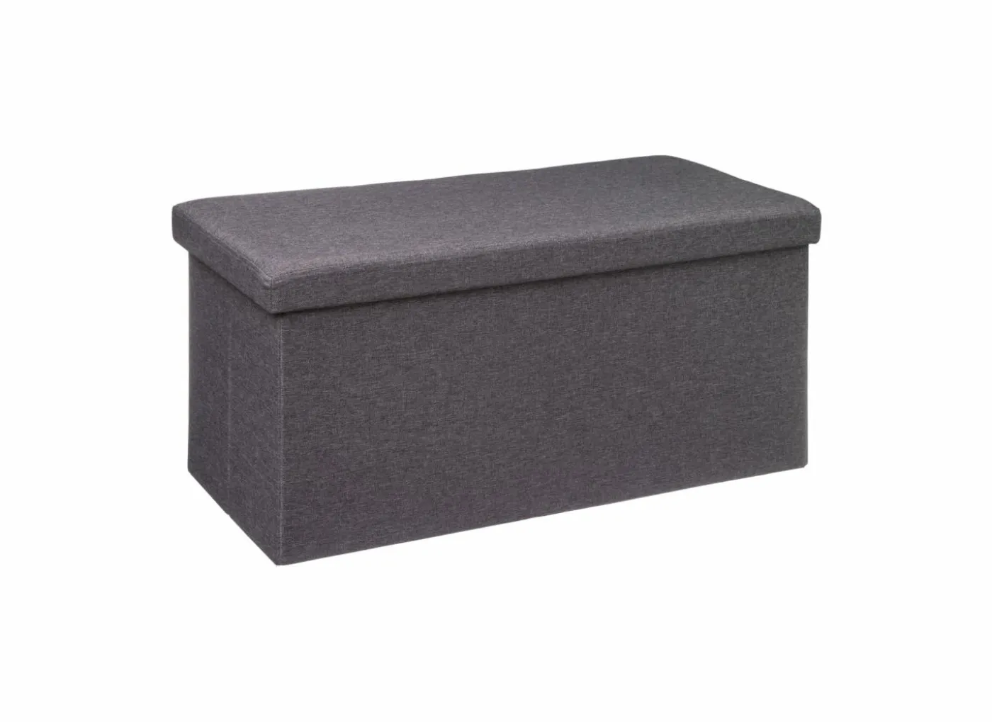 Opbergkoffer 76x37,5x37,5cm - decor - grijs