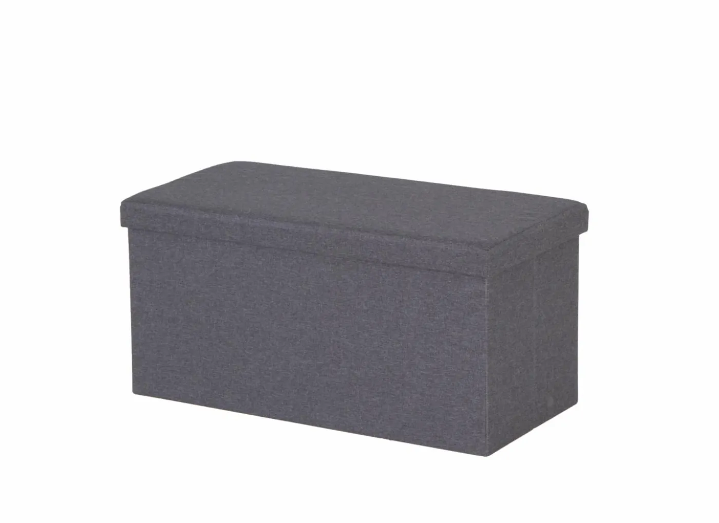 Opbergkoffer 76x37,5x37,5cm - decor - grijs