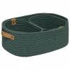 Opbergmand Duo 35x25xH12cm - polyester - ficus set van 3