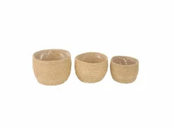 Opbergmand Lanao set van 3 - zeegras - naturel