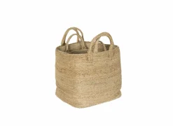 Opbergmand Pele set van 3 - jute - naturel