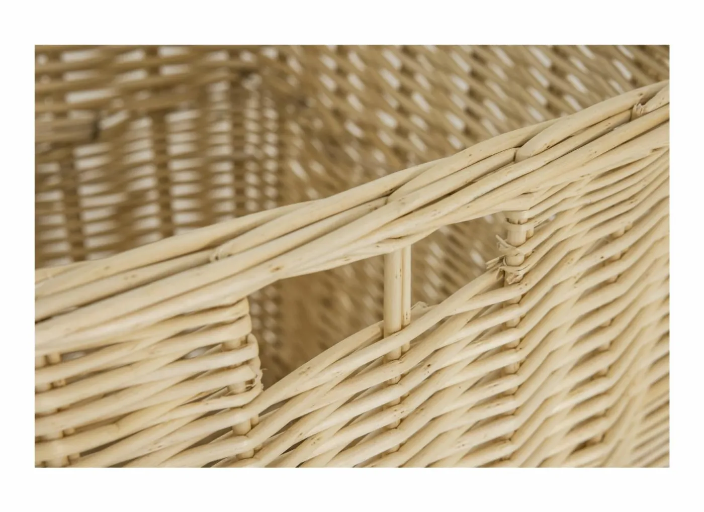 Opbergmand 37x37x40cm - wilg - naturel