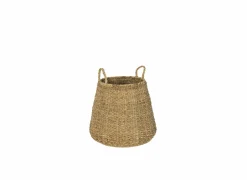 Opbergmand Yang Ø50x44cm - zeegras - naturel
