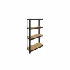 Opbergrek Heavy Duty 150x75x30cm - MDF/metaal - zwart