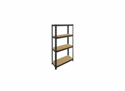 Opbergrek Heavy Duty 150x75x30cm - MDF/metaal - zwart