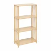 Opbergrek Kord 60x30x110cm - decor & staal - naturel