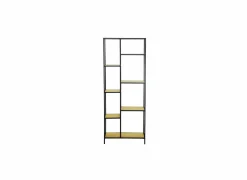 Opbergrek Tower 70x30x178cm - melamine & metaal - wild oak