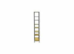 Opbergrek Tower 70x30x178cm - melamine & metaal - wild oak