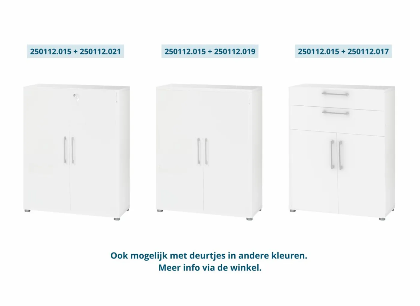 Opbouwset Prima 83,7cm - decor - wit