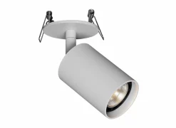 Opbouwspot GU10 - aluminium - wit