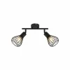 Opbouwspot Hernan met 2 spots 25W E14