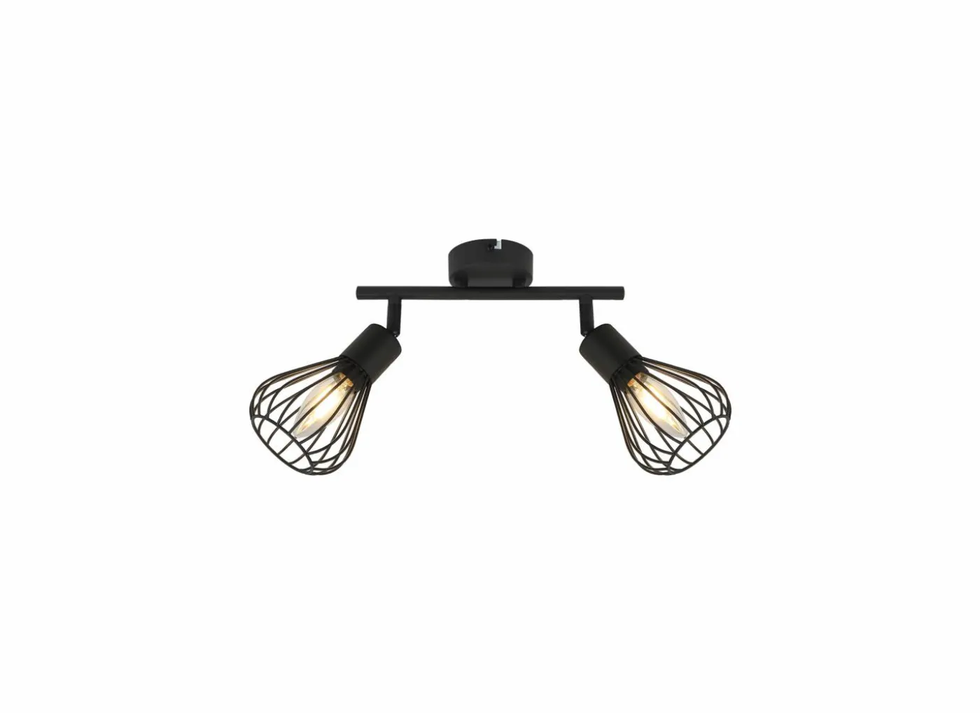 Opbouwspot Hernan met 2 spots 25W E14
