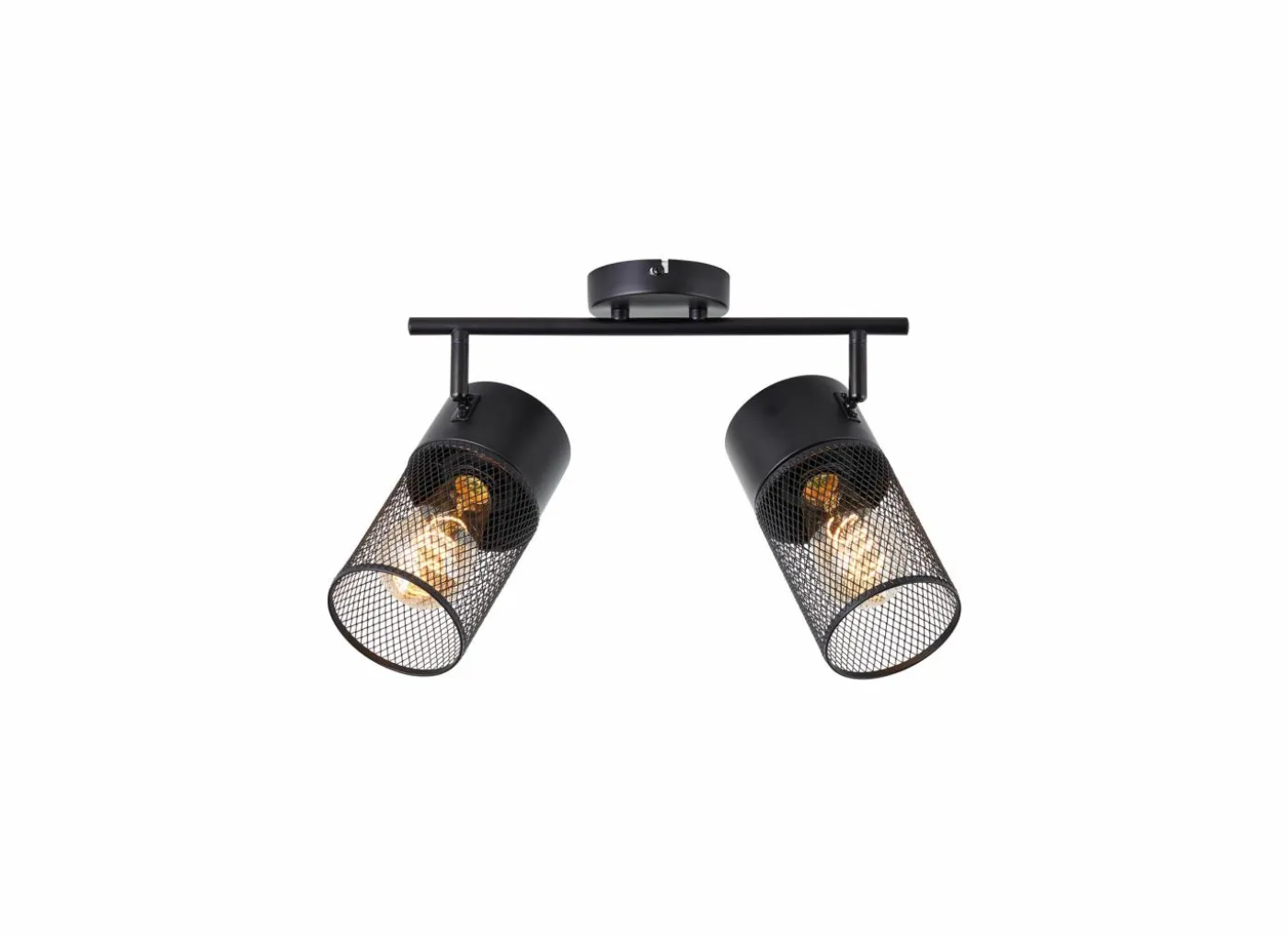 Opbouwspot Kamolo met 2 spots 2x40W E27