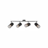Opbouwspot Kamolo met 4 spots 4x40W E27