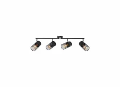 Opbouwspot Kamolo met 4 spots 4x40W E27