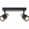 Opbouwspot Pini met 2 spots 10W GU10