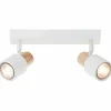Opbouwspot Pini met 2 spots 10W GU10