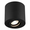 Opbouwspot rond 50W GU10 zwart