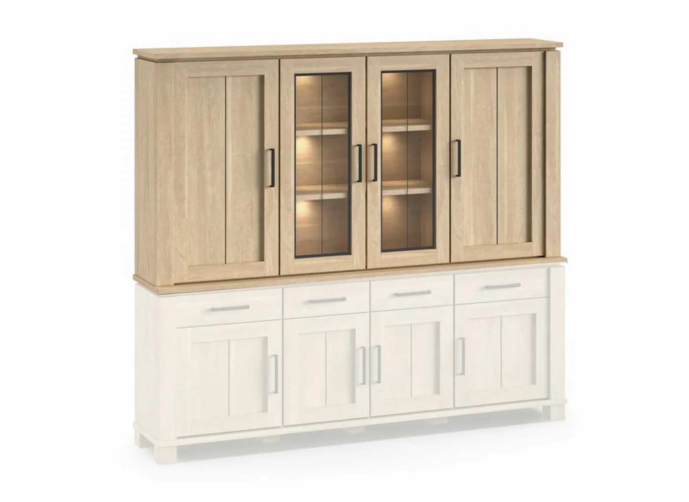 Opzetstuk Alba 233cm - decor - sand oak nature
