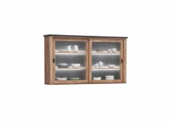 Opzetstuk Etienne 221cm - decor - industriële eik & zwart