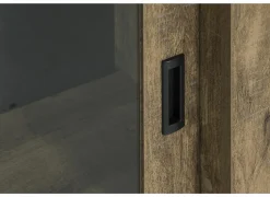 Opzetstuk Etienne 221cm - decor - industriële eik & zwart