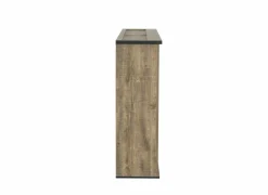 Opzetstuk Etienne 221cm - decor - industriële eik & zwart