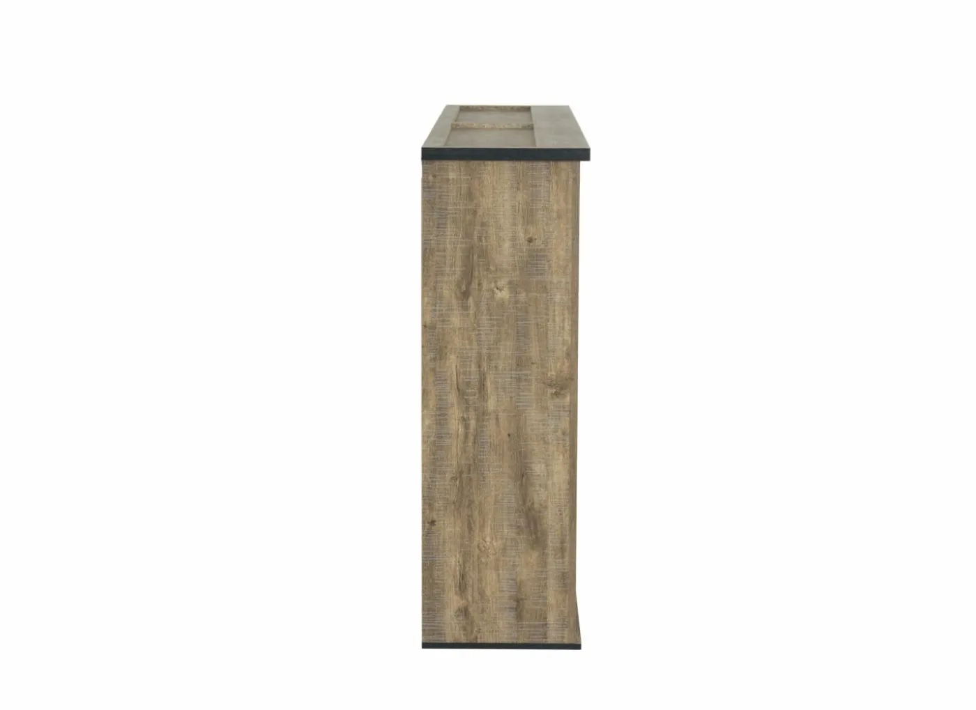 Opzetstuk Etienne 221cm - decor - industriële eik & zwart