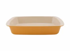 Ovenschaal Fontestic 34x21,5cm - stoneware - goud