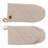 Ovenwant Stoff 31x15cm - katoen - zand