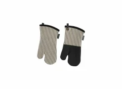 Ovenwant Toledo 33x17cm - katoen & polyestervezel - zwart set van 2