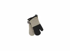 Ovenwant Toledo 33x17cm - katoen & polyestervezel - zwart set van 2