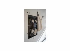 Ovenwant Toledo 33x17cm - katoen & polyestervezel - zwart set van 2