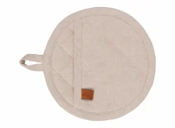 Pannenlap Stoff Ø20cm - katoen - zand