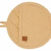 Pannenlap Stoff Ø20cm - katoen - amber