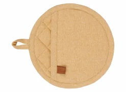 Pannenlap Stoff Ø20cm - katoen - amber