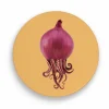 Pannenonderzetter Octopus Ø18cm - stoneware - oranje