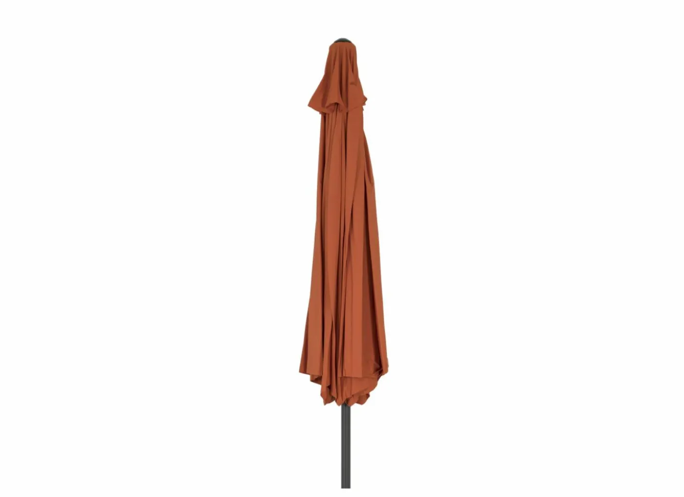 Parasol Nerissa Ø350cm rood met beschermhoes