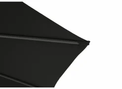 Parasol Nerissa Ø300cm zwart met beschermhoes