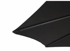 Parasol Nerissa Ø350cm zwart met beschermhoes