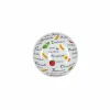 Pastabord Ø20cm - porselein - multicolor - set van 6